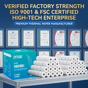 Rollo Térmico 80x80 con Revestimiento Uniforme Resistente al Calor, 100% Material Nuevo, Probado por Control de Calidad, Envío Rápido, Papel para Recibos POS, Papel para <span class=keywords><strong>Caja</strong></span> <span class=keywords><strong>Registradora</strong></span> - Product Image 5