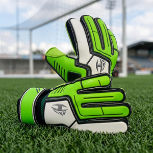Direct Factory Manufacturer Custom Soccer Goalkeeper <b>Gloves</b> German Latex Negative Cut Professional <b>Gloves</b> Latex Strap - Product Image 3