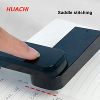 Agrafeuse manuelle standard en plastique HUACHI 360, format d'agrafes 24/6, capacité 20-25 feuilles, profondeur de pliage 80 mm, pour usage scolaire