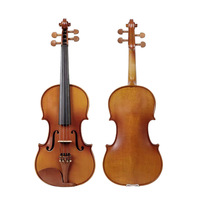 Violon artisanal en bois véritable de qualité moyenne pour débutants, étudiants adultes, en bois de pin