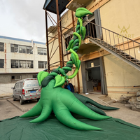 Grande tige de haricot gonflable géante personnalisée, grande plante grimpante gonflable pour la décoration de parcs à thème et d'événements