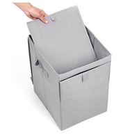 Nouveaux produits panier à linge pliable non tissé personnalisé boîte de rangement pour linge