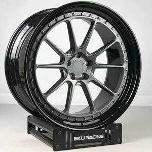 Ruedas Bku de 2 piezas forjadas para <span class=keywords><strong>Porsche</strong></span> <span class=keywords><strong>911</strong></span> 997 991 992 GT3 RS <span class=keywords><strong>GTS</strong></span> 18 19 20 21 pulgadas llantas Center Lock Racing aleación 5x130 ruedas - Product Image 4