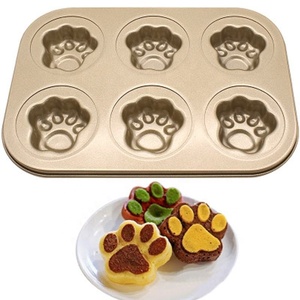 Molde para hornear antiadherente con forma de concha de 6 cavidades para galletas y postres - Product Image 5