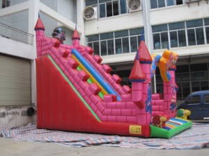 Inflatable Colorful <b>Fun</b> Slide with PVC Material for Universal Age Group Commercial Party Rentals - Product Image 2