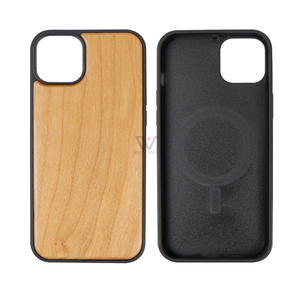 2024 fundas de teléfono de madera maciza para <span class=keywords><strong>iPhone</strong></span> 13 Pro Max DIY madera grabado láser fundas de teléfono móvil - Product Image 6
