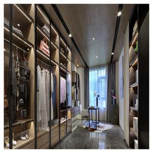 Armario de Dormitorio Moderno Personalizado de Fábrica de Foshan con Puertas Corredizas, Muebles de Hotel de Madera Contrachapada Ecológica - Product Image 6