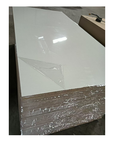 Cao cấp độ bóng cao Trắng Hạt Hội Đồng Quản trị với bề mặt nhẵn cho tùy chỉnh tủ quần áo và TV đứng - Product Image 4