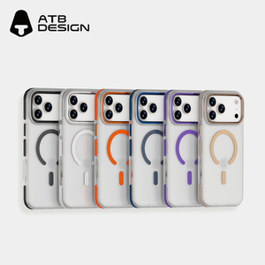 เคสใส TPU อะคริลิคแบบด้านกันกระแทกสำหรับ <span class=keywords><strong>iPhone</strong></span> 17 Pro Max, <span class=keywords><strong>iPhone</strong></span> 16, <span class=keywords><strong>iPhone</strong></span> 15 Pro Max หลายสี - Product Image 1