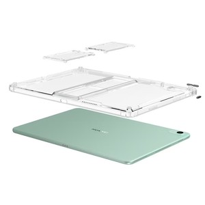 Funda de TPU con Ranura para Lápiz y Soporte para <span class=keywords><strong>Matepad</strong></span> y Redmi Serie 12.1 <span class=keywords><strong>Pulgadas</strong></span>, Protección Contra Impactos con Amortiguación de Aire, Anticaídas, Panel Plano Transparente - Product Image 4