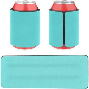 Custom Full Color Printing Slap Wrap Neoprenel Color Splash Circle Pull-Tab Beer Cola Spring <b>Bottle</b> Spring Cup Sleeve Can Cooler - Product Image 6