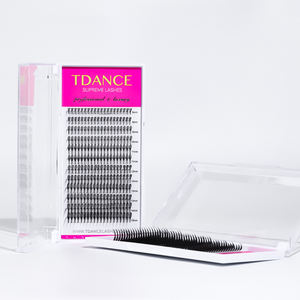Nouvelle génération de cils en éventail de haute qualité faits à la main pour la marque Lash Tower Spire Lashes, cils doux en volume, cils manga cosplay, <span class=keywords><strong>pointes</strong></span> pré-faites - Product Image 1
