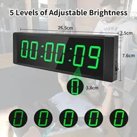 Timer & Stopwatch Digital LED Portabel untuk Latihan Gym, Rumah, dan CrossFit dengan Fitur Countdown dan Tombol Start/Stop