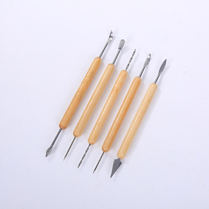 Juego de Herramientas de Cerámica Profesional BOMEIJIA de 14 Piezas - <span class=keywords><strong>Kit</strong></span> de Escultura y Modelado de Arcilla <span class=keywords><strong>para</strong></span> Artistas de Cerámica - Product Image 3