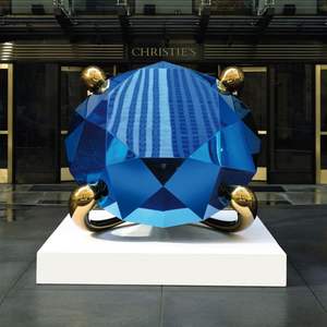 Escultura de Acero Moderna 2023, Arte en Metal de Hierro, Decoración Grande para Exteriores, Plazas, Centros Comerciales, Edificios de Oficinas, Escultura de Acero Pulido con Diseño de Diamante - Product Image 3