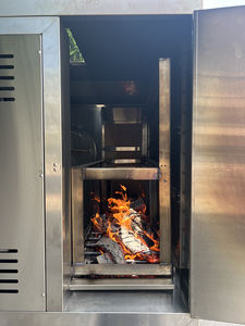 Máquina de Asar <span class=keywords><strong>Pollo</strong></span> y Carne a la Parrilla para Restaurantes, Horno Rotatorio de Carbón y Gas para Asar Cerdo y <span class=keywords><strong>Pollo</strong></span>, Parrilla Giratoria para Barbacoa - Product Image 5