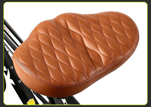 Selle de vélo en polyuréthane sans nez, nouvelle génération, avec fonction chauffante, unisexe, pour adultes, rembourrage supplémentaire, design large, universelle pour tous les vélos - Product Image 3