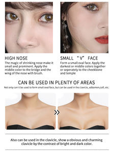 Paleta de Maquillaje Mineral de 3 colores con etiqueta privada ARTMISS Contorno de bronceador en polvo prensado para cara estéreo rápida 3 colores/caja - Product Image 4