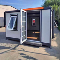 Maisons modulaires en acier luxueuses - Maisons mobiles écologiques recyclables multifonctionnelles de petite taille, supermarchés, salons