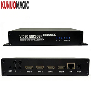 <span class=keywords><strong>Convertisseur</strong></span> vidéo classique 4*HD MI vers IP, encodeur RTMP HLS NDI H.265 - Product Image 2