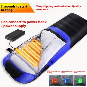 Portable Eco-friendly Graphene Heated Sleeping Bag USB Power Bank 3-Second Rapid <b>Heating</b> Overheat Protection IPX2 Waterproof - Product Image 2