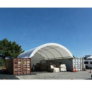 <b>Hot</b>-selling Good Selling Mobile <b>Tent</b> Warehouse Metal Hoop Barn Building Pvc 0.55Kn Wind Snow Loading <b>Hot</b> Dip Truss - Product Image 5