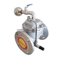 100x Vanne à flotteur télécommandée en acier inoxydable à diamètre plein DN50-DN600, commande hydraulique, pneumatique moyenne