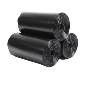 Sacs poubelles personnalisés avec logo, écologiques, jumbo, Oxo, grands sacs en plastique pour déchets de jardin, sacs poubelles plats noirs 2401 - Product Image 3