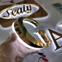 DakeSign OEM ODM Logo 3D rétroéclairé personnalisé pour les murs des cafés, décoration publicitaire, éclairage, design gratuit, panneau imperméable IP65