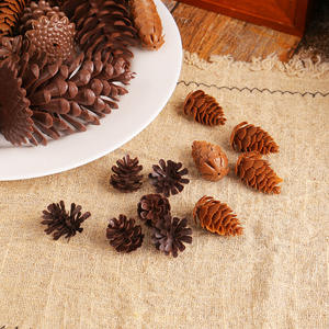 Usine Pinecone Épicéa De Noël Pendentifs Décoratifs Creative <span class=keywords><strong>DIY</strong></span> En Plastique <span class=keywords><strong>Sapin</strong></span> Accessoires pour La Photographie Props Articles D'affichage - Product Image 2