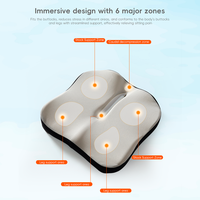Ensemble de sièges ergonomiques personnalisables en mousse à mémoire de forme, respirants, amovibles et lavables, avec soutien lombaire pour fessiers, pour voiture et bureau