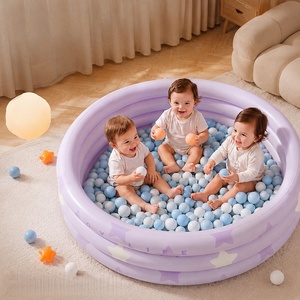 <span class=keywords><strong>Piscine</strong></span> à balles gonflable pliable Da Niu pour bébé, fosse de jeu portable pour enfants à domicile pour anniversaire et jeux d'intérieur. - Product Image 3