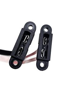 Connecteur 2 broches avec faisceau de câbles 12AWG, borne femelle à fourche, câble de raccordement rapide automobile avec bride de fixation - Product Image 6