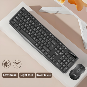 Bán Buôn Tốt Nhất Người Bán Không Dây 2.4G Bàn Phím Chuột Đặt Bàn Máy Tính Máy Tính Xách Tay Kinh Doanh Văn Phòng Nhà Sử Dụng - Product Image 2