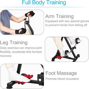 Bicicleta de Ejercicio con Pedales <span class=keywords><strong>para</strong></span> Brazos, Piernas y Rodillas, Equipo de Recuperación <span class=keywords><strong>para</strong></span> Personas <span class=keywords><strong>Mayores</strong></span>, Terapia Física, Ejercicio Sentado - Product Image 4