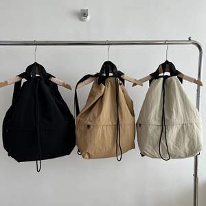 Mochila de Nailon Ligera de Moda Coreana Personalizada, Bolsa de Viaje para Niñas, Mochila Escolar con Cordón, Mochila Impermeable de Nailon - Product Image 3