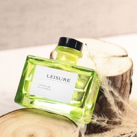 50ml botol Diffuser buluh desain modis populer dengan tongkat penyebar buluh botol kaca dekoratif gabus dengan tongkat