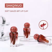 Gloss à lèvres velouté longue durée SHAQINUO OEM Private Label, rouge à lèvres liquide mat anti-transfert