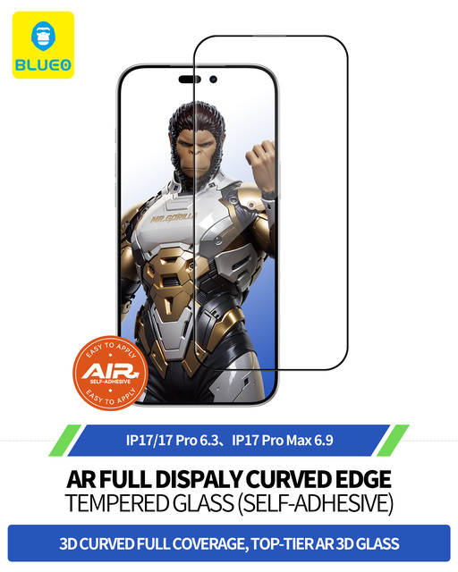 For Privacy 3D Tempered Glass 9H Hardness Anti-Scratch Ultra-Thin Screen Protector for 17 Pro Max Mobile Phone