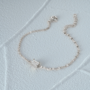 CANNER New Cute Mini Cz Paved Round Charm Double Tile Lip Chain <b>Bracelet</b> for Women 925 <b>Sterling</b> <b>Silver</b> Fine Jewelry Wholesale - Product Image 5