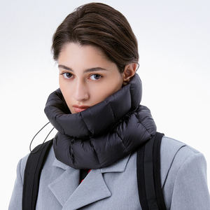 Luxury 90% Natural Duck Down <strong>Neckerchief</strong> <strong>Men</strong> and Women Waterproof Nylon Scarves Down Scarf Winter Scarves and Shawls - Product Image 2