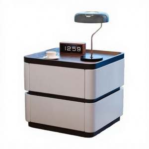 <span class=keywords><strong>Comodino</strong></span> Moderno Semplice con Ripiano Portaoggetti, Mobiletto Stretto per Camera da Letto dei Bambini, Arredamento Moderno per Camera da Letto - Product Image 5