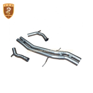 Juego completo de sistema de extracción de escape para Porsche Macan, Kit de piezas de parachoques de tubo de escape modificado, estilo RE-S - Product Image 4