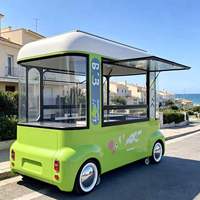 Camions de restauration spécialisés personnalisables, y compris des camions de bonbons et de salades, avec configurations multifonctionnelles et capacité de conduite.