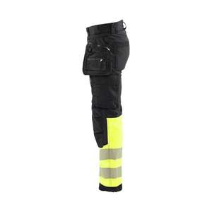 BLAKLADER - 182125139933C52 Hi-vis Softshell <b>trousers</b> <b>Black</b>/Yellow - EAN 7330509878958 HI-VIS <b>WORKWEAR</b> - Product Image 4