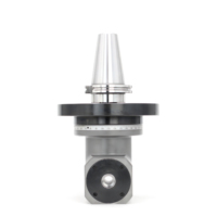 Cabezal Angular CNC de 90 Grados SK50 BT40 con Montaje de Brida, Cabezal de Fresado Lateral de Alta Resistencia para Corte Pesado y Perforación Lateral