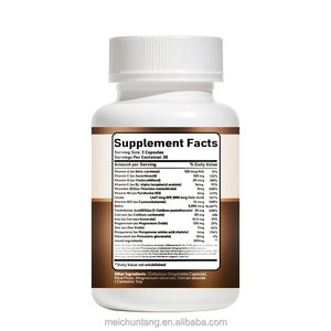 Cápsulas de Complejo Vitamínico Antioxidante <span class=keywords><strong>para</strong></span> <span class=keywords><strong>el</strong></span> Bienestar del Cabello <span class=keywords><strong>para</strong></span> Adultos, Marca Privada, Certificación GMP y NSF, MOQ Bajo de 30 Botellas - Product Image 2