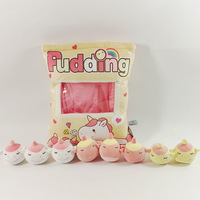 Flamant rose un sac de collations oreiller biscuits bouffées de fromage Boba peluche jouet Alien peluche jouets Axolotl licorne oreiller sac cadeau