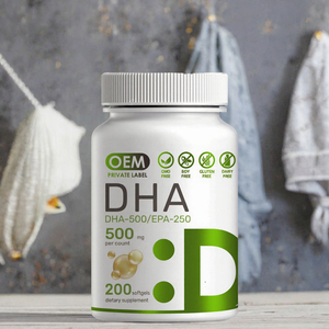 OEM ODM แคปซูลน้ำมันปลาโอเมก้า 3 DHA EPA 200 เม็ด สำหรับผู้ใหญ่ บำรุงสมอง น้ำมันปลา น้ำมันสาหร่าย อาหารเสริม แบรนด์ส่วนตัว - Product Image 6