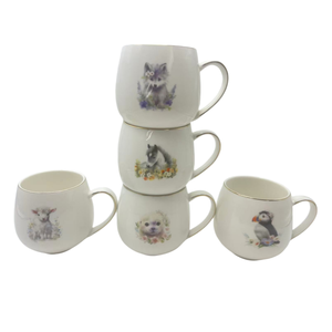 Wholesale Customized Golden Edged Egg Shaped Mug Logo Custom Color Ceramic Coffee <b>Cup</b> Porcelain Mugs 400ml Tea <b>Cup</b> <b>Set</b> - Product Image 5